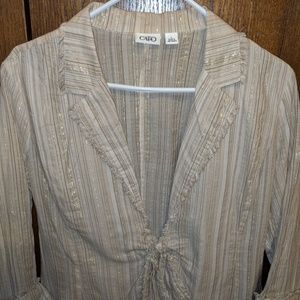 Cato woman's button down blouse